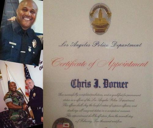 LAPD Discipline Board state that he was fired for  falsely accusing former training officer Evans. 